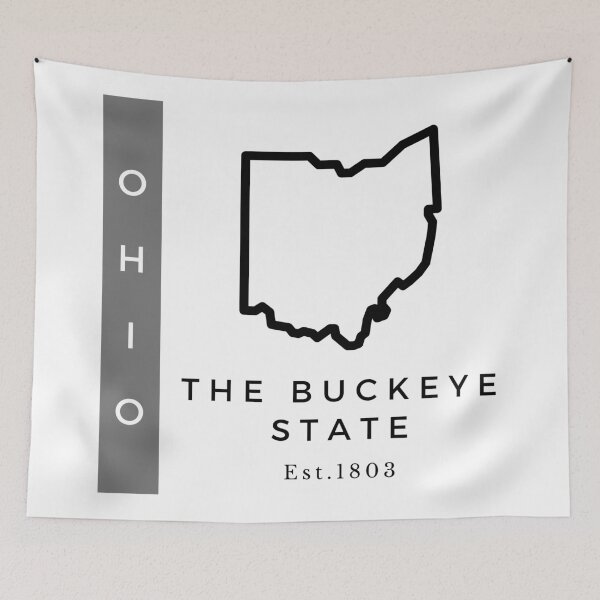 Item preview, Minimalist US State Design - Ohio designed and sold by Gabriella Flores.
