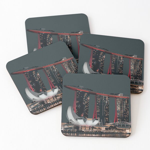 Item preview, Marina Bay, Singapore Travel Artwork designed and sold by Alo.