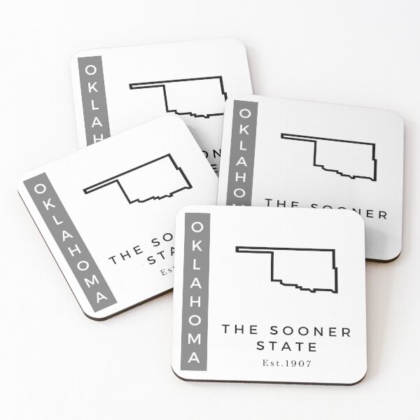 Item preview, Minimalist US State Design - Oklahoma designed and sold by Gabriella Flores.