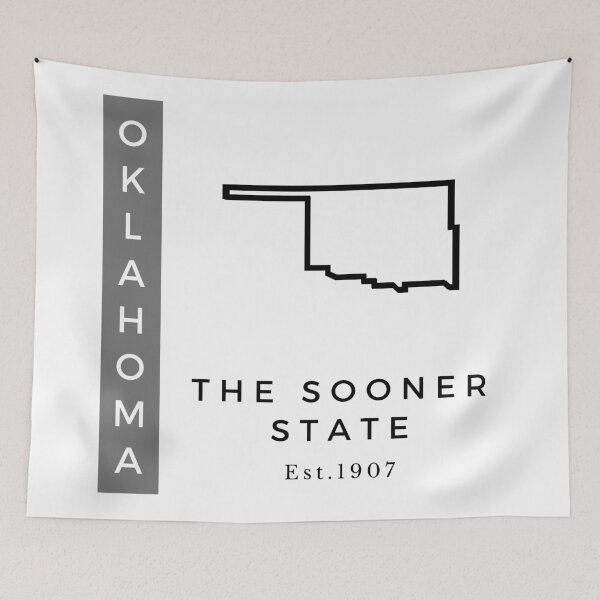Item preview, Minimalist US State Design - Oklahoma designed and sold by Gabriella Flores.