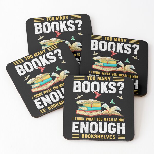 Item preview, Too Many Books Not Enough Bookshelves Book Lover Bookworm designed and sold by topdesignarts.