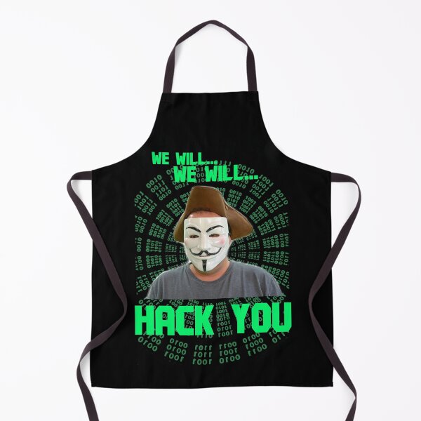 Item preview, We Will We Will HACK YOU Anonymous Cyber Matrix Worst Shirt Ever designed and sold by blueversion.