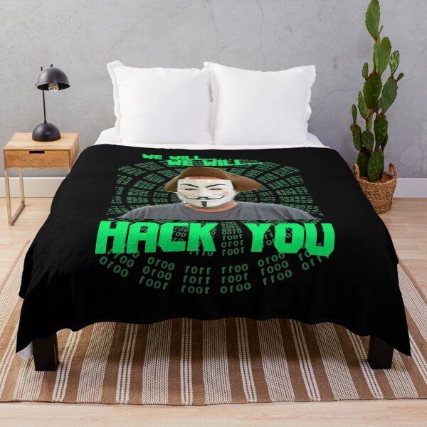 Item preview, We Will We Will HACK YOU Anonymous Cyber Matrix Worst Shirt Ever designed and sold by blueversion.