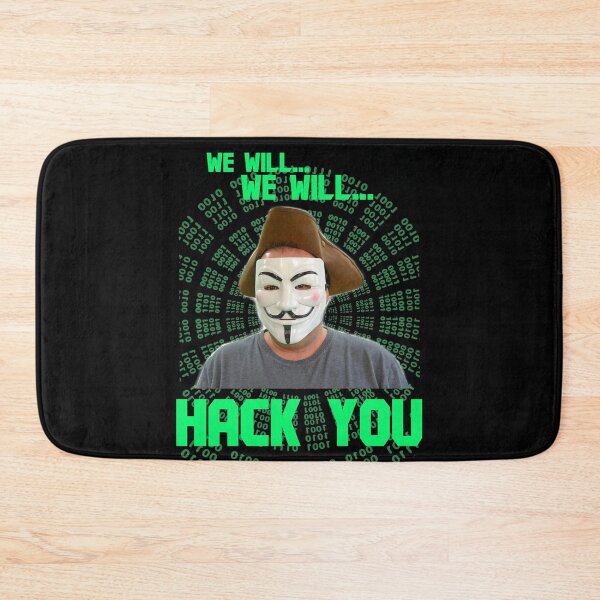 Item preview, We Will We Will HACK YOU Anonymous Cyber Matrix Worst Shirt Ever designed and sold by blueversion.