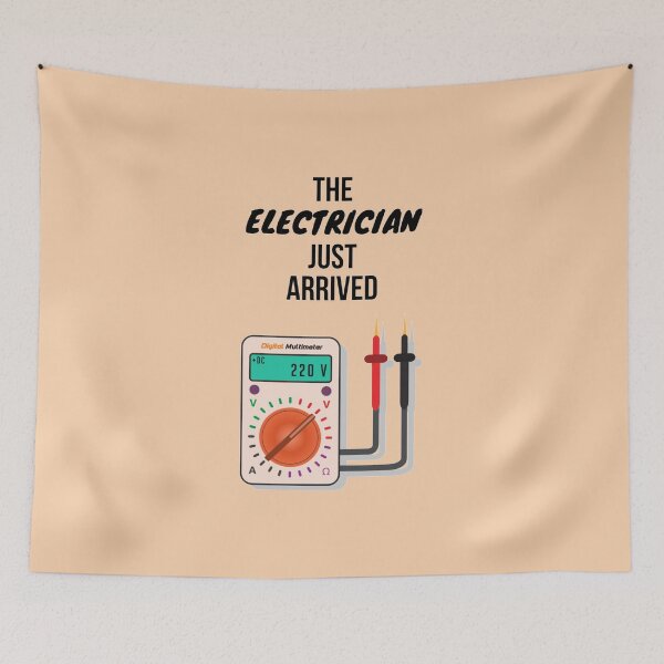Item preview, The Electrician Just Arrived Gifts For Electricians designed and sold by TheGreekGuy.