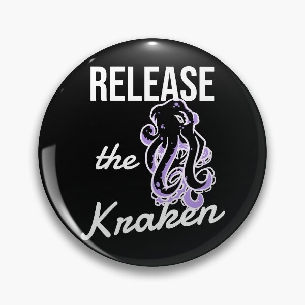 Item preview, Release the Kraken - Giant Mythical Sea Monster - Vintage Retro designed and sold by The Princess Saves Herself.