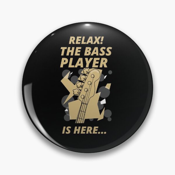 Item preview, Cool Relax The Bass Player is Here designed and sold by YourEssentials.