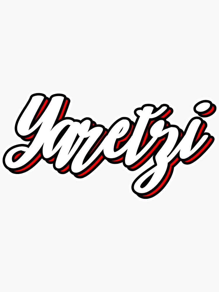 Yaretzi First Name Hand Lettering Design Sticker For Sale By Sulies Redbubble