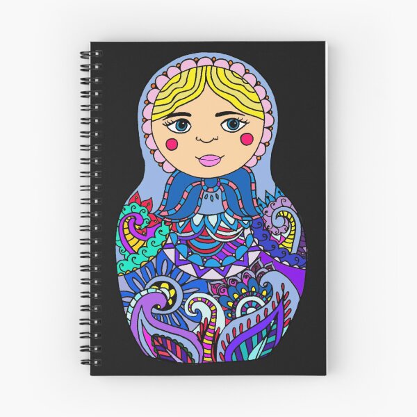 Item preview, Nesting Doll - Blue and Lilac Palette designed and sold by Niina  Niskanen.