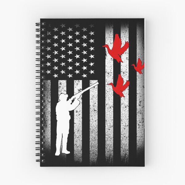 Item preview, Cool Distressed Vintage American USA Flag Duck Hunting designed and sold by Space Art.