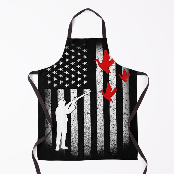 Item preview, Cool Distressed Vintage American USA Flag Duck Hunting designed and sold by Space Art.