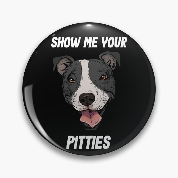 Item preview, Show me your Pitties - grey blue pitbull designed and sold by Petcetera.