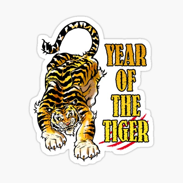 Year of the Tiger Sticker