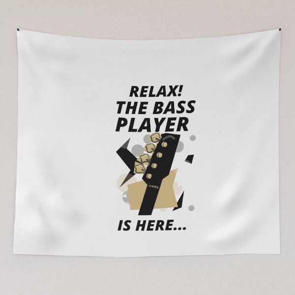 Item preview, Cool Relax The Bass Player is Here designed and sold by YourEssentials.