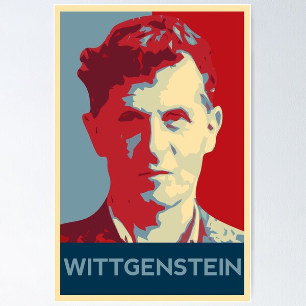 Item preview, Ludwig Wittgenstein poster designed and sold by SozioN.