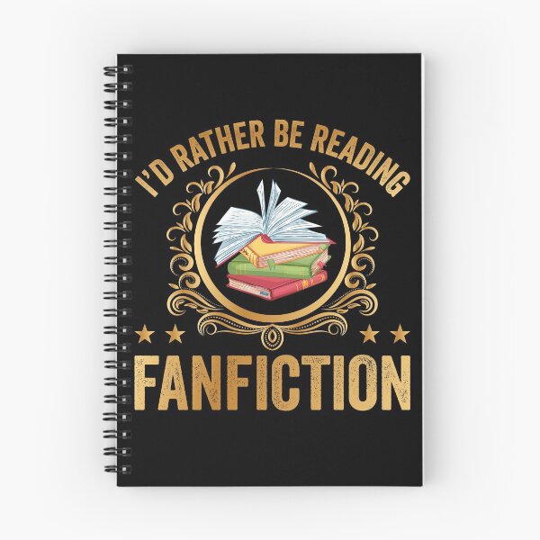 Item preview, I'd Rather Be Reading Fan Fiction Funny Bookworm Book Lover designed and sold by topdesignarts.
