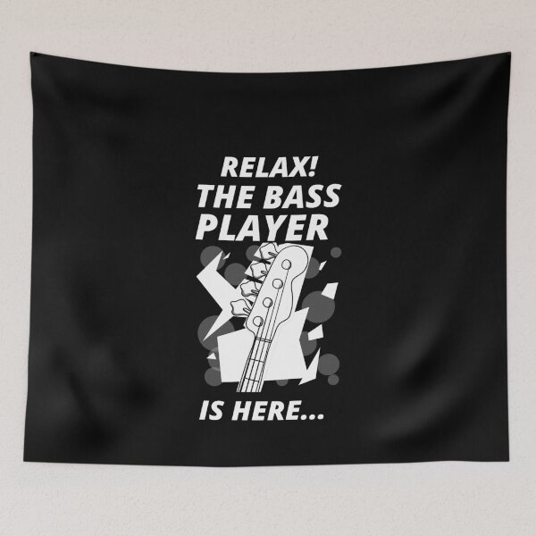 Item preview, Cool Relax The Bass Player is Here designed and sold by YourEssentials.