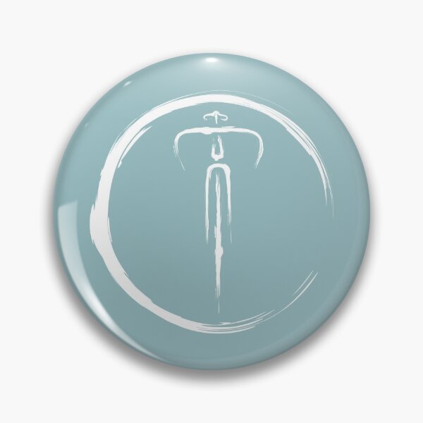 Artikelvorschau, Ink Style Fahrrad Vorderansicht Enso Circle entworfen und verkauft von RabeDesigns.