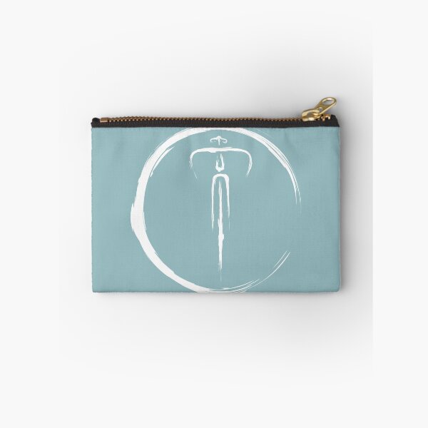 Item preview, Ink Style Bicycle Front View Enso Circle designed and sold by RabeDesigns.