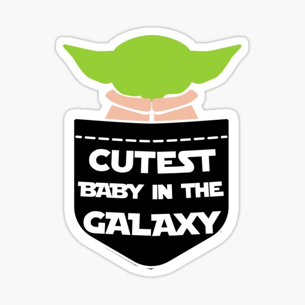 Vista previa del artículo con la obra «El bebé más lindo de la galaxia», diseñado y vendido por chillstudio.