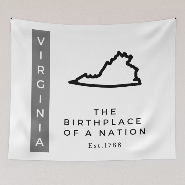 Item preview, Minimalist US State Design - Virginia designed and sold by Gabriella Flores.