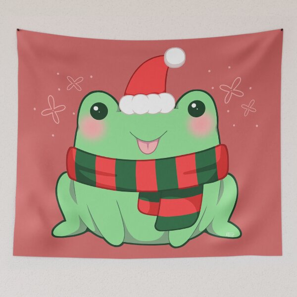 Item preview, Christmas frog  designed and sold by ElliotInk.
