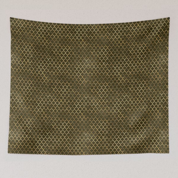 Item preview, Gold pattern on a green background designed and sold by AnnieHochmann.
