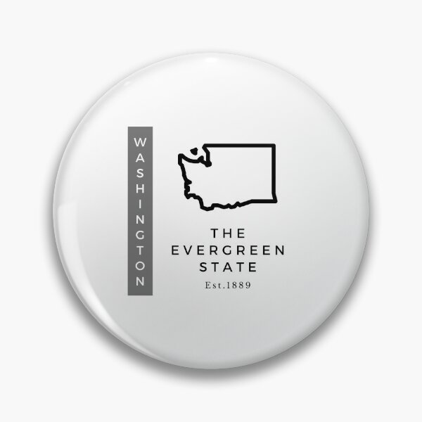 Item preview, Minimalist US State Design - Washington designed and sold by Gabriella Flores.