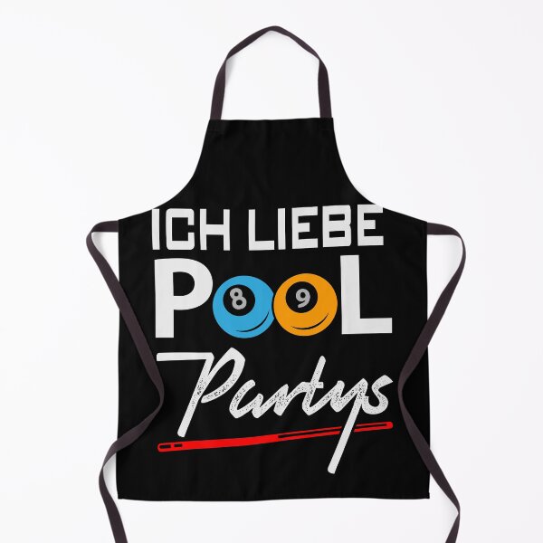 Item preview, I love pool parties gift for pool players designed and sold by PlatonisDesign.