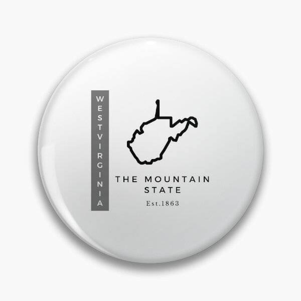 Item preview, Minimalist US State Design - West Virginia designed and sold by Gabriella Flores.