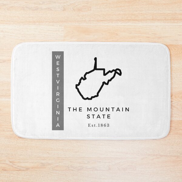 Item preview, Minimalist US State Design - West Virginia designed and sold by Gabriella Flores.