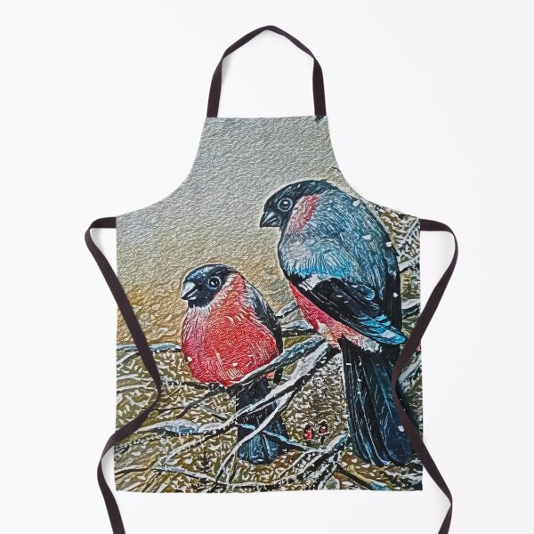 Item preview, Winter bullfinches designed and sold by helenkaiy.