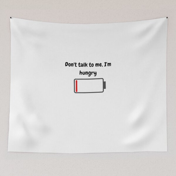 Aperçu de l'œuvre don't talk to me i'm hungry créée et vendue par lhousshop.