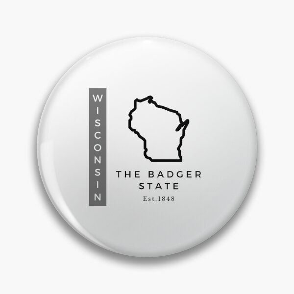 Item preview, Minimalist US State Design - Wisconsin designed and sold by Gabriella Flores.