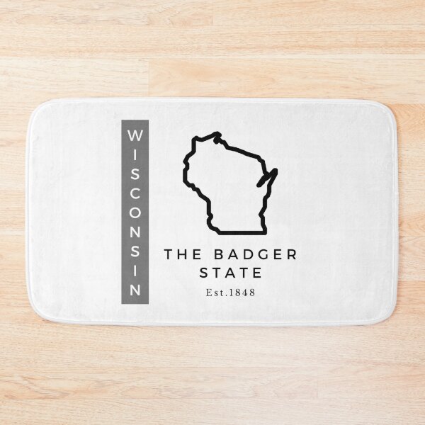 Item preview, Minimalist US State Design - Wisconsin designed and sold by Gabriella Flores.