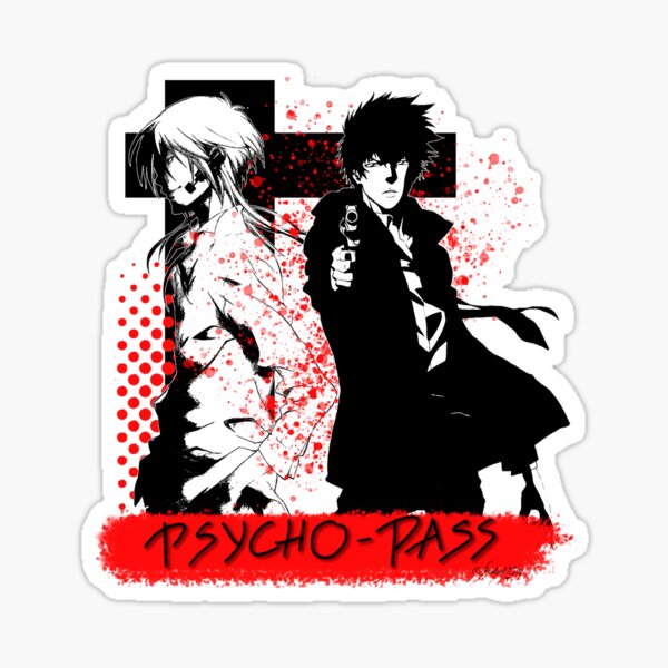 Psycho-pass, trash polka Sticker