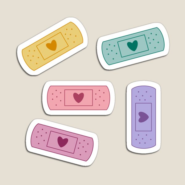 Item preview, Love plaster stickers pack designed and sold by silviasusinart.