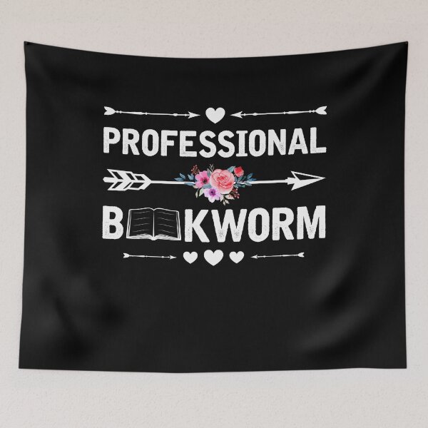 Item preview, Professional Bookworm Floral Design for Girls or Women designed and sold by topdesignarts.