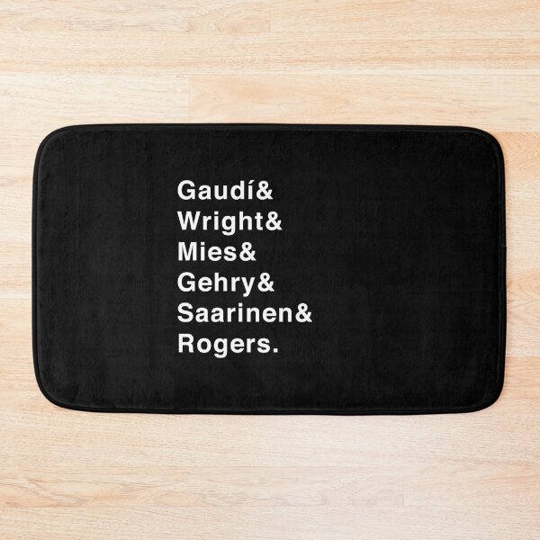 Item preview, Architects List (Gaudi, Wright, Mies van der Rohe, Gehry, Saarinen, Rogers) designed and sold by isstgeschichte.