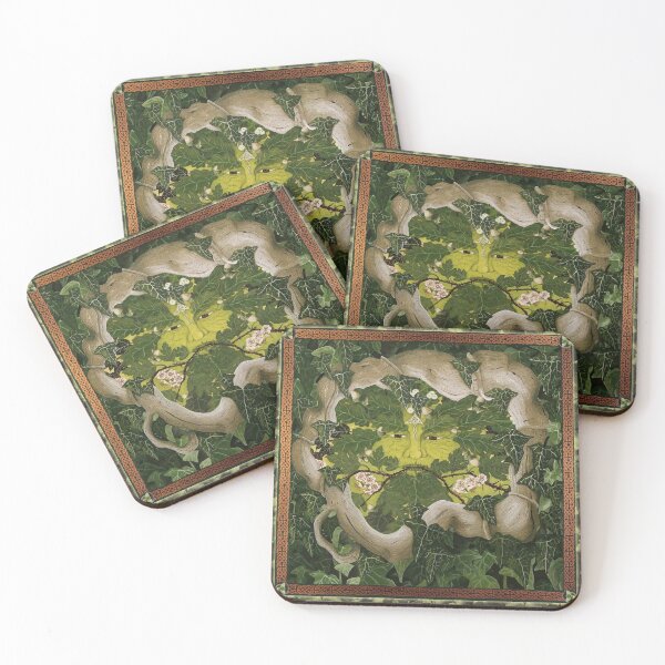 Item preview, The Greenman and Gort designed and sold by WildWoodGroves.