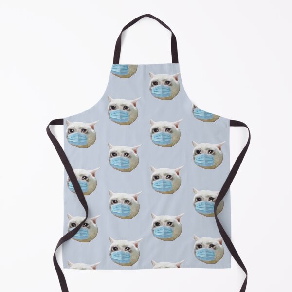 Item preview, social distancing meme cat with a mask 4 designed and sold by promisesarelies.