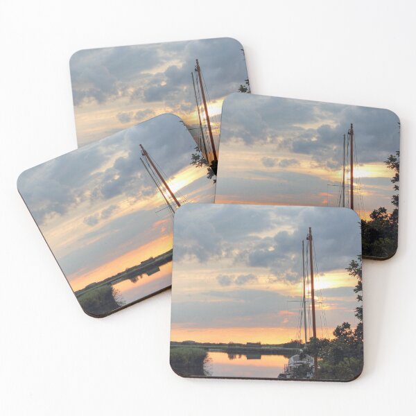 Item preview, Sunset at horsey mere designed and sold by Avril Harris.