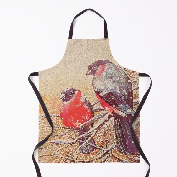 Item preview, Winter bullfinches designed and sold by helenkaiy.