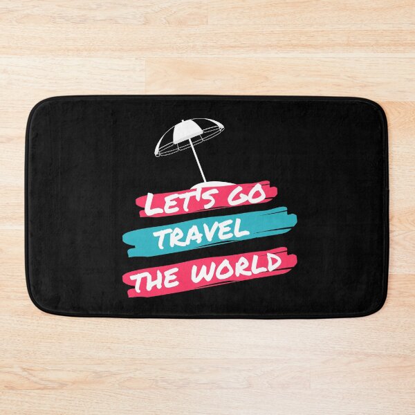 Item preview, let's go travel the world design designed and sold by ShopThousand.