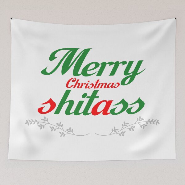 Item preview, Merry Christmas shitass designed and sold by keisthard.