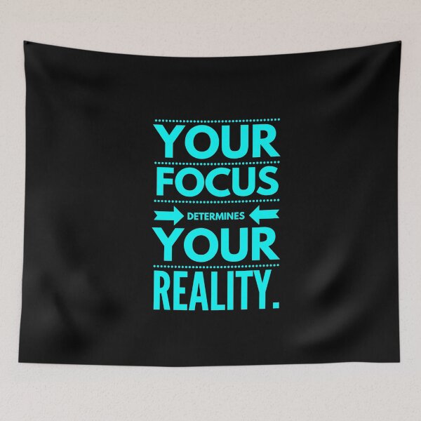 Item preview,  Your Focus determines your reality (blue) designed and sold by Fit & Fun  Gallery.