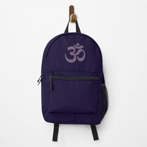 Item preview, Om symbol in purple mandala print  designed and sold by Olivia's Doodle Den.