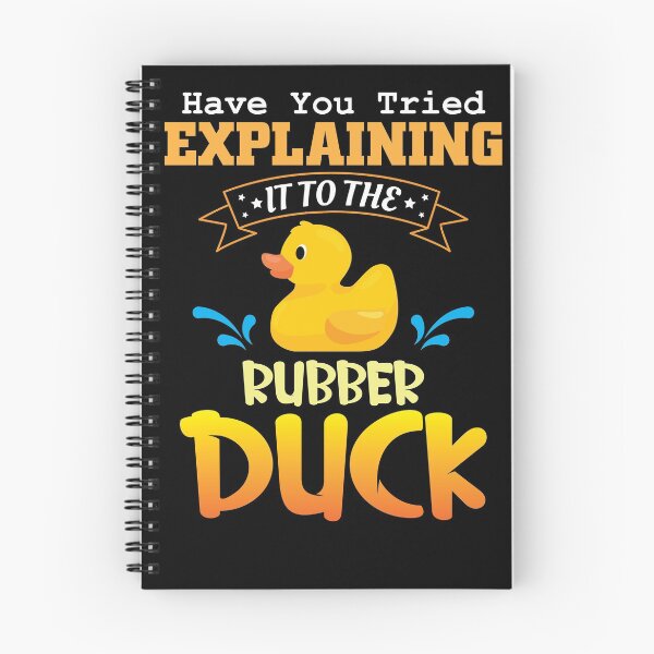 Item preview, Explain it to the rubber duck IT admin design designed and sold by Grinover.