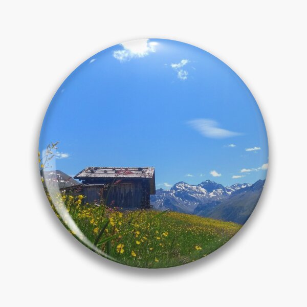 Item preview, Swiss Alpine mountain hut designed and sold by Melodie Maker art.
