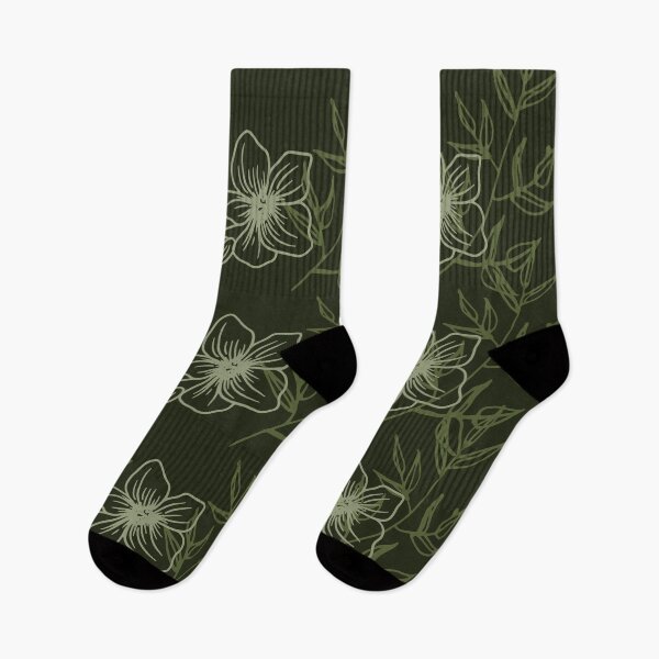 Item preview, Green Floral Patterns designed and sold by casualism.